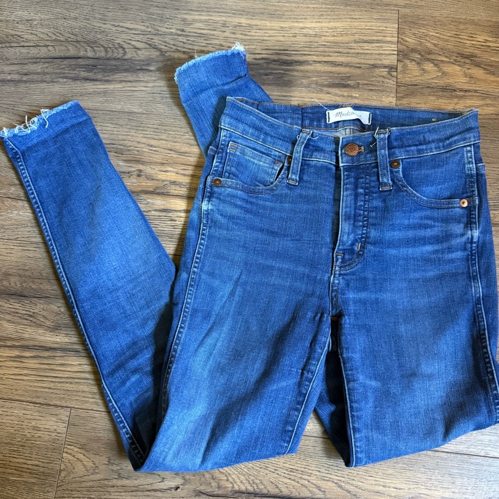 Women's Madewell highwaisted skinny Jeans